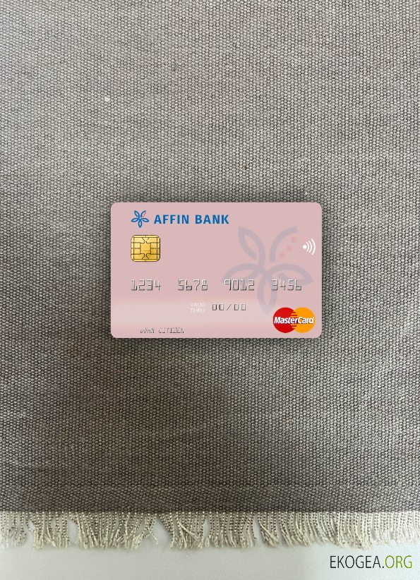 Malaisie Affin Bank mastercard photolook recto